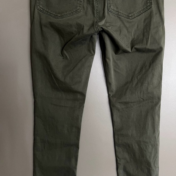 Boden Brighton Biker Skinny Jeans‎ in Marsh Army Green Size 4P Olive Green Moto - Picture 14 of 16